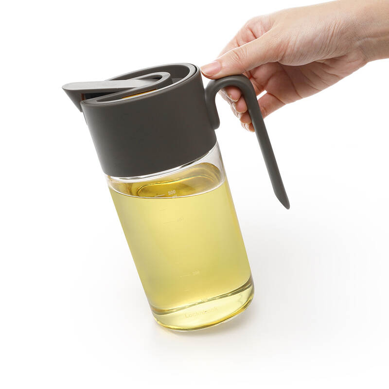 Bình Đựng Dầu LocknLock 550ml 2 Màu (Xám, Trắng) - CKO208 image number null